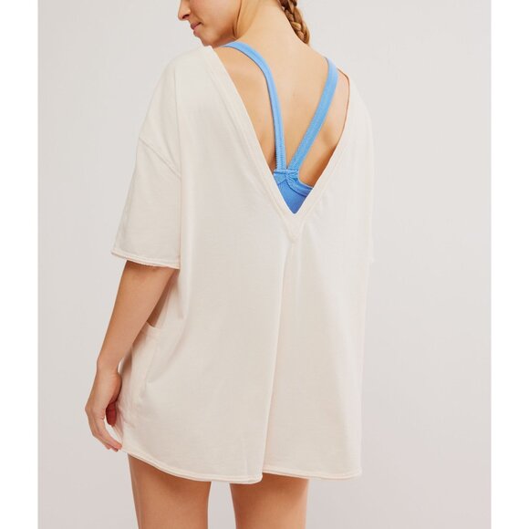 FP MOVEMENT Hot Shot Tee Romper / Bleached Clay - Picture 7 of 10